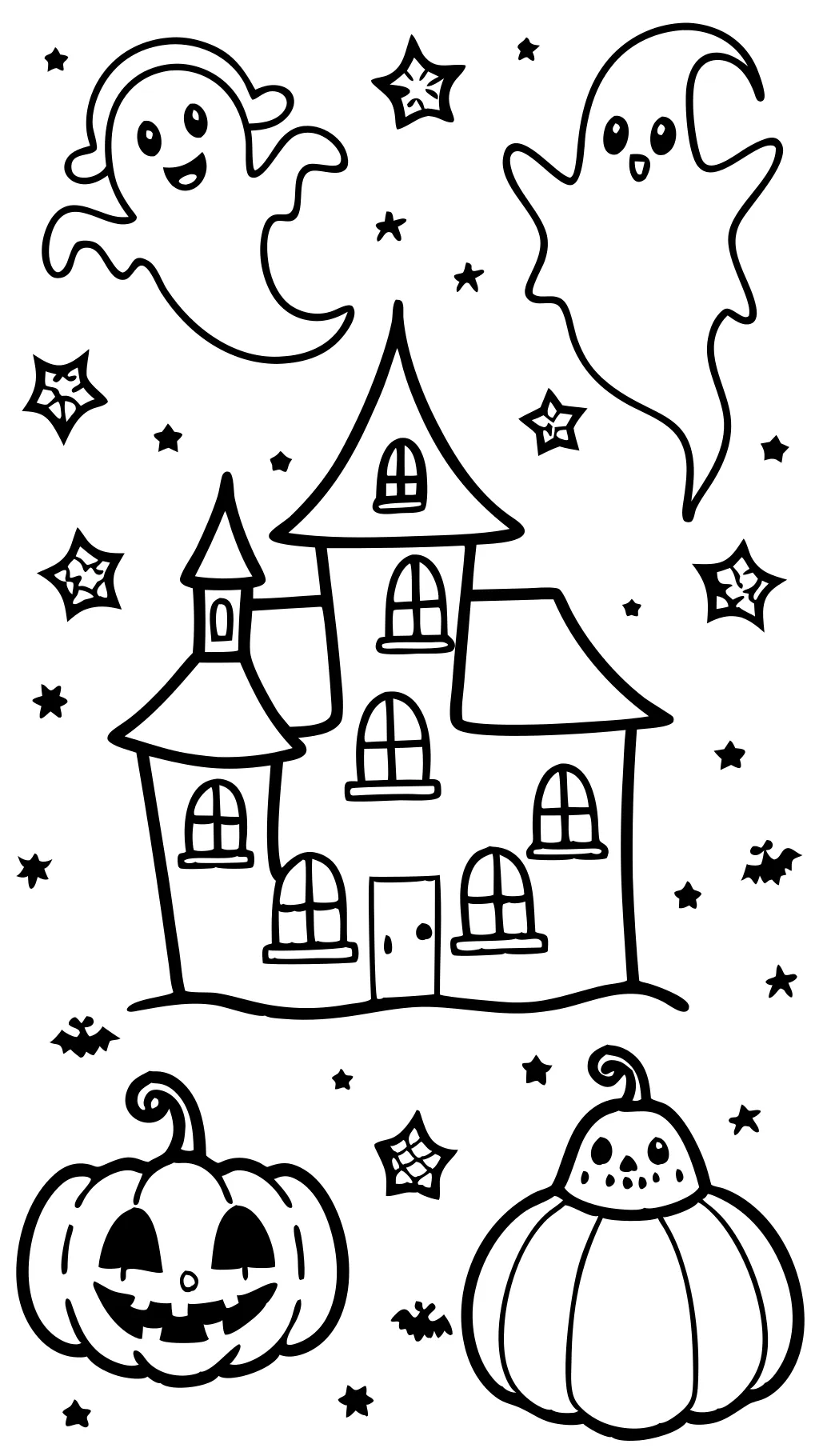 coloring pages ghosts